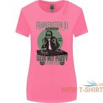 dj frankenstein funny music vinyl halloween womens wider cut t shirt 3.jpg