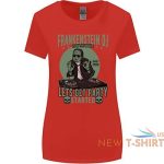 dj frankenstein funny music vinyl halloween womens wider cut t shirt 6.jpg