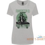 dj frankenstein funny music vinyl halloween womens wider cut t shirt 7.jpg