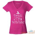 drink up witches women s v neck t shirt funny halloween witch costume boos tee 4.jpg