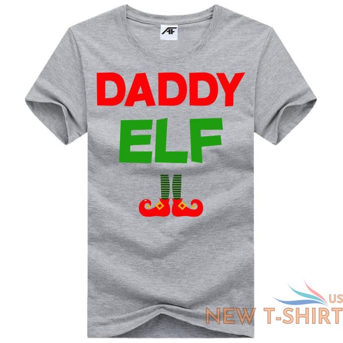 elf family xmas mens top tees daddy santa gift cotton christmas festival t shirt 3.jpg