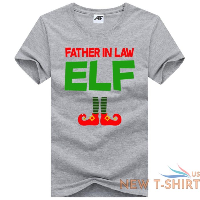 elf family xmas mens top tees daddy santa gift cotton christmas festival t shirt 4.jpg