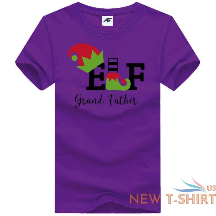 elf grand father daddy print christmas t shirt mens 100 cotton xmas top tees 0.jpg