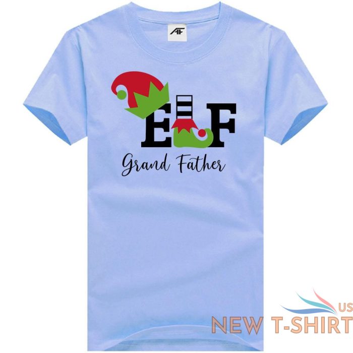 elf grand father daddy print christmas t shirt mens 100 cotton xmas top tees 6.jpg