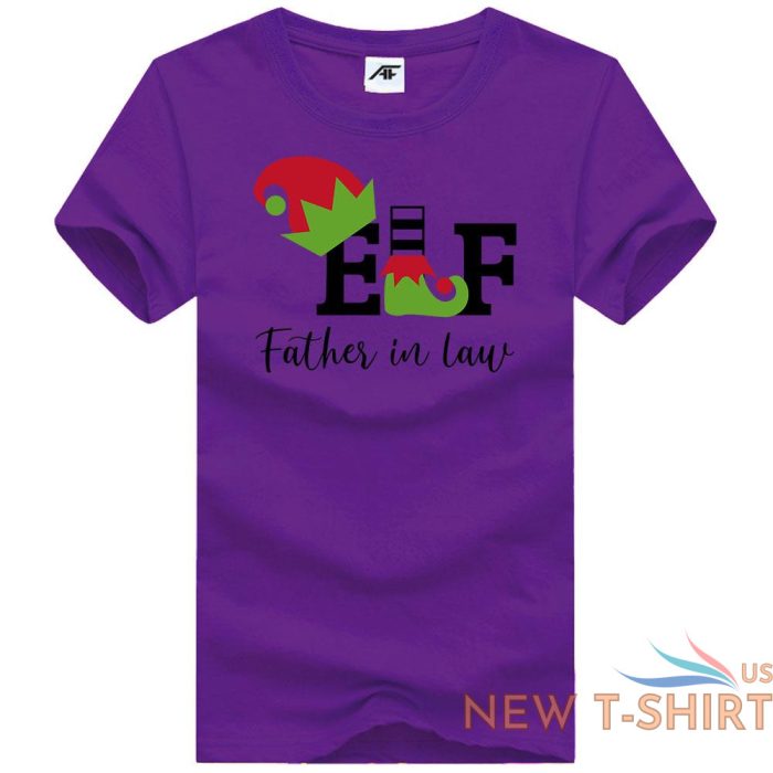 elf grand father daddy print christmas t shirt mens 100 cotton xmas top tees 9.jpg