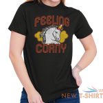 feeling corny funny unicorn halloween gift womens short sleeve crewneck tee 0.jpg