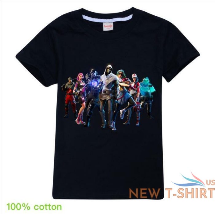 fortnite kids boys t shirt 100 cotton short sleeve t shirt tee top xmas gifts 2.jpg