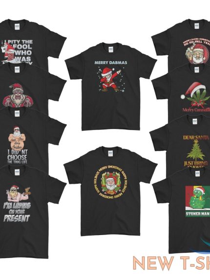 funny christmas t shirt stoner weed rude santa x mas t shirt for men women 0.jpg