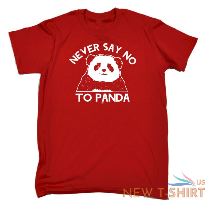 funny kids childrens t shirt tee tshirt never say no to panda 0.jpg