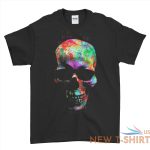 geek colour skull t shirt black halloween gothic skull t shirt for men women kid 0.jpg