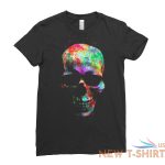 geek colour skull t shirt black halloween gothic skull t shirt for men women kid 3.jpg