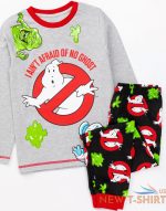 ghostbusters pyjamas boys kids monsters grey long length t shirt pjs 2.jpg