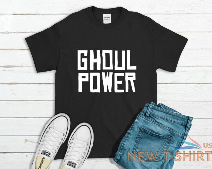 ghoul power t shirt halloween ghost spooky tee top gift 0.jpg