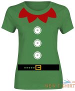 girls elf style print t shirt christmas ladies short sleeve top cotton tee xmas 0.jpg