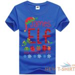 girls james elf print christmas t shirt womens xmas short sleeve party top tees 6.jpg