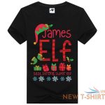 girls james elf print christmas t shirt womens xmas short sleeve party top tees 7.jpg