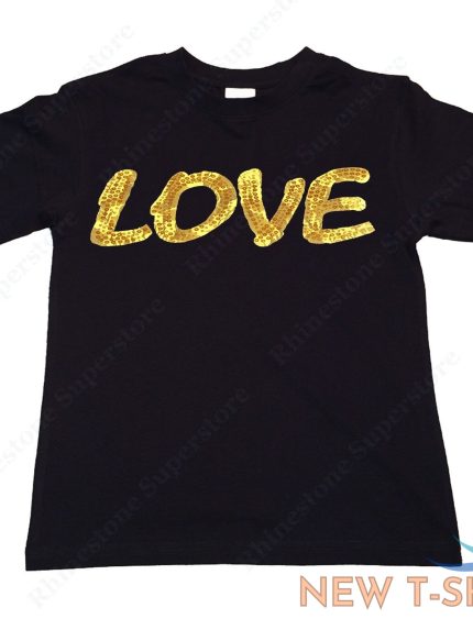 girls lace and spangle t shirt gold love in size 3 to 14 available 1.jpg