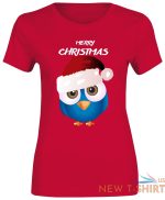 girls merry christmas bird print t shirt cotton tee ladies xmas short sleeve top 3.jpg