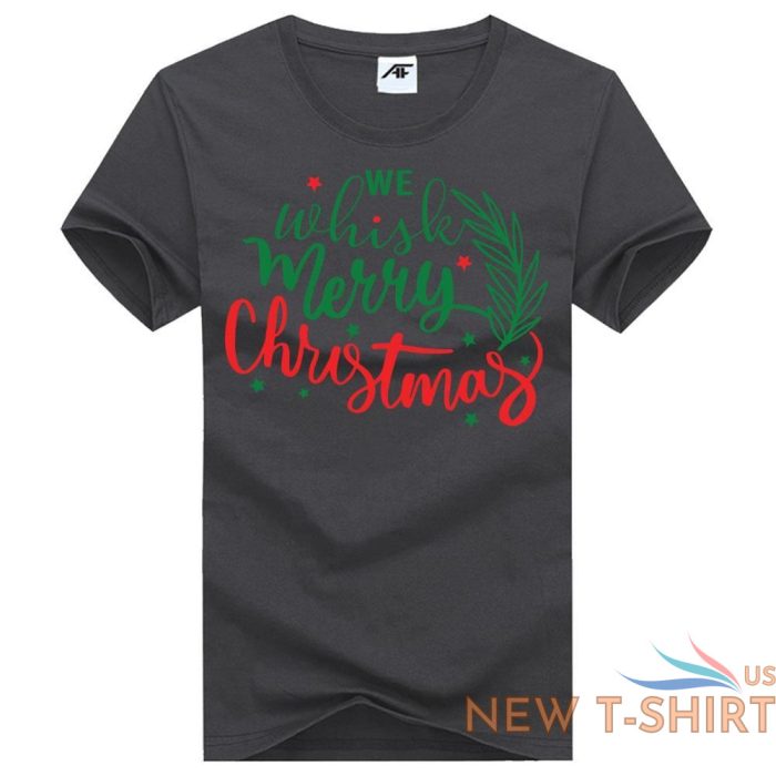 girls merry christmas print christmas t shirt womens xmas party fancy top tees 2.jpg