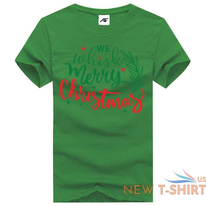 girls merry christmas print christmas t shirt womens xmas party fancy top tees 3.jpg