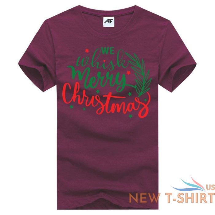 girls merry christmas print christmas t shirt womens xmas party fancy top tees 5.jpg