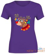 girls rudolph with xmas printed t shirt ladies crew neck 100 cotton top tee 9.jpg