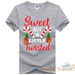 girls sweet but a little twisted print christmas t shirt womens xmas party top 4 1.jpg