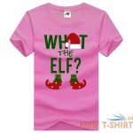 girls what the elf printed xmas t shirt short sleeves xmas party tees casual top 0 1.jpg