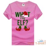 girls what the elf printed xmas t shirt short sleeves xmas party tees casual top 3 1.jpg