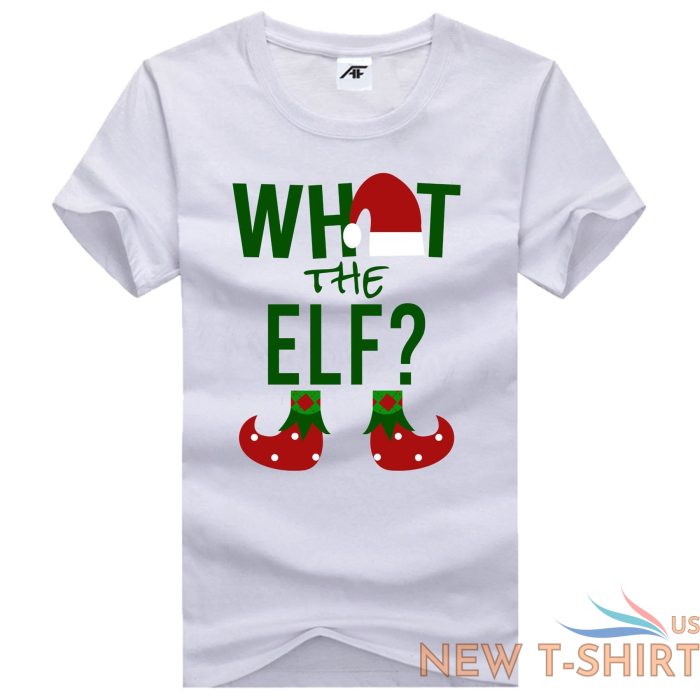 girls what the elf printed xmas t shirt short sleeves xmas party tees casual top 5 1.jpg