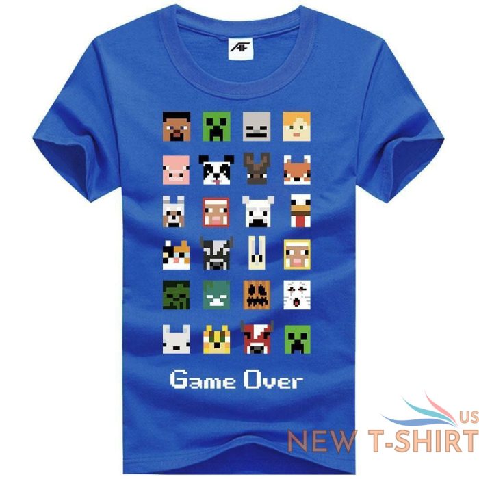 girls womens game over print t shirt funny crew neck 100 cotton top tees 0.jpg