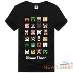 girls womens game over print t shirt funny crew neck 100 cotton top tees 2.jpg