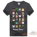 girls womens game over print t shirt funny crew neck 100 cotton top tees 3.jpg