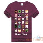 girls womens game over print t shirt funny crew neck 100 cotton top tees 6.jpg