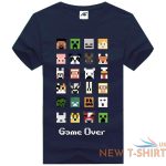 girls womens game over print t shirt funny crew neck 100 cotton top tees 7.jpg