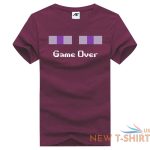 girls womens game over print t shirt gamer crew neck 100 cotton top tees 5.jpg