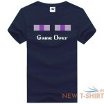 girls womens game over print t shirt gamer crew neck 100 cotton top tees 6.jpg