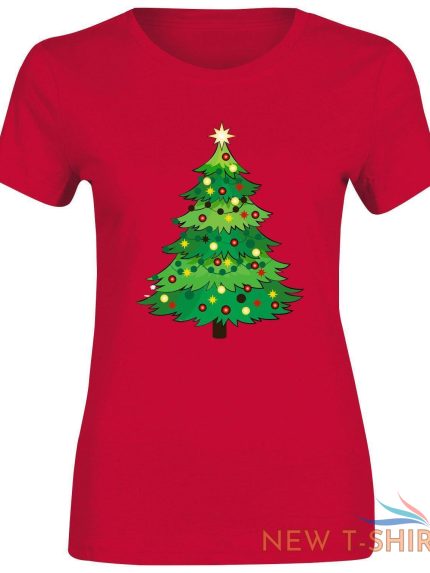 girls xmas tree print t shirt summer women christmas cotton tee short sleeve top 0.jpg