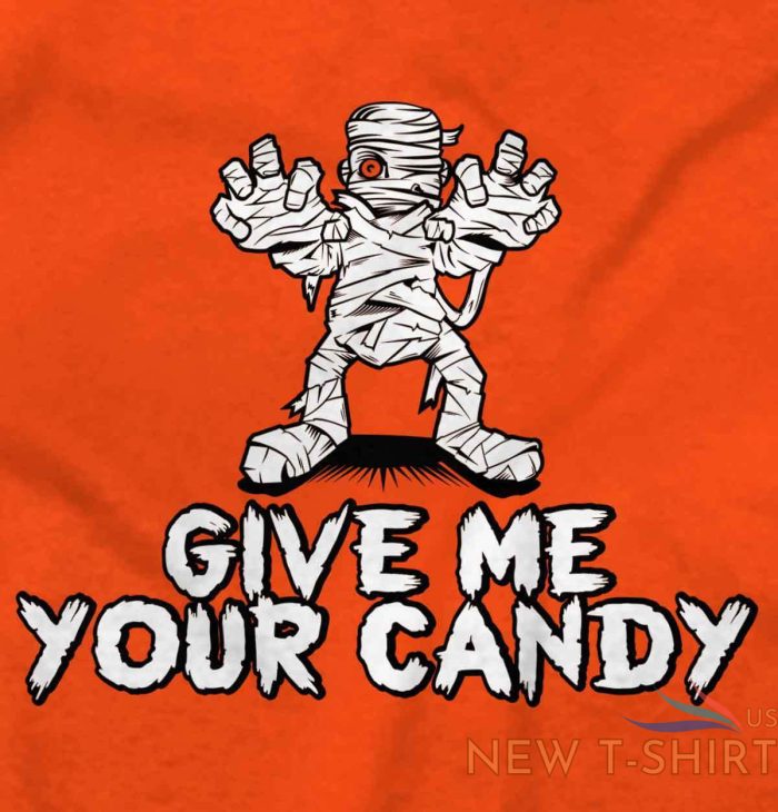 give me your candy mummy halloween gift idea adult short sleeve crewneck tee 1 1.jpg