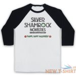 halloween 3 silver shamrock unofficial season of witch 3 4 sleeve baseball tee 1.jpg