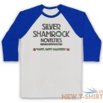 halloween 3 silver shamrock unofficial season of witch 3 4 sleeve baseball tee 3.jpg