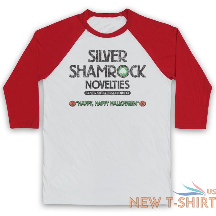 halloween 3 silver shamrock unofficial season of witch 3 4 sleeve baseball tee 4.jpg