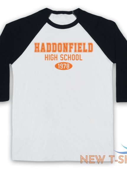 halloween haddonfield high school 1978 horror film 3 4 sleeve baseball tee 1.jpg