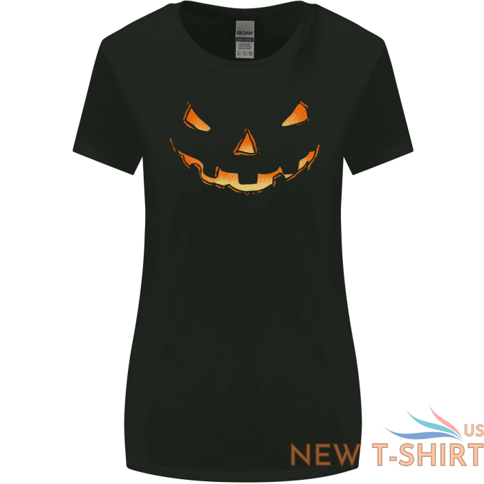 halloween k rbis gesicht lustig scary damen breiter schnitt t shirt 0.png