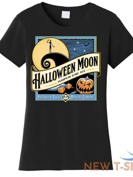 halloween moon town brewing company pumpkin king ale women s t shirt 0.jpg