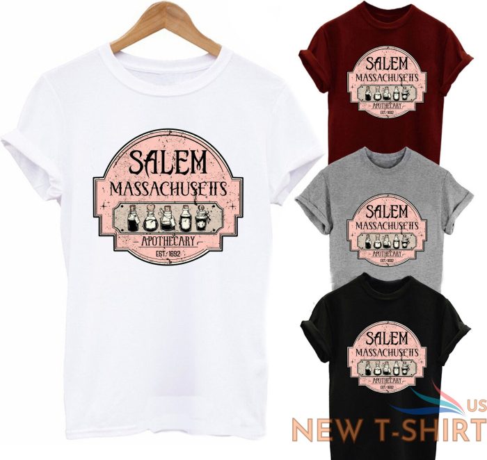 halloween scary horro salem apothecary 1626 massachusetts cotton unisex tshirt 0.jpg