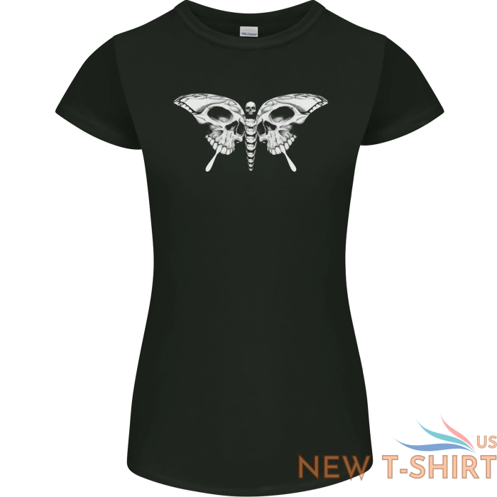 halloween skull night butterfly women small cut t shirt 0.png