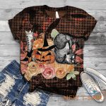 halloween womens pumpkin short sleeve party t shirt fancy blouse tunic tops us 7.jpg