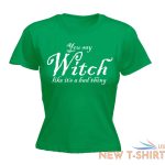 halloween womens t shirts you say witch like funny fancy dress fitted t shirt 2.jpg