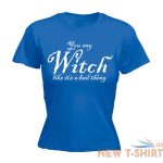 halloween womens t shirts you say witch like funny fancy dress fitted t shirt 7.jpg